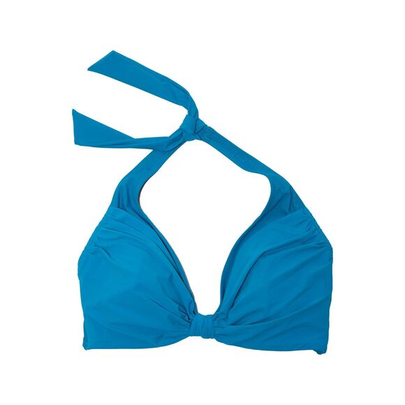 Gottex Women Halter Bikini Top D Cup Turquoise Size 8 - Picture 1 of 2